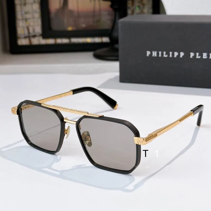 PHILIPP PLEIN VPP197 Geometric Sunglasses, source view 3, SKU VPP197