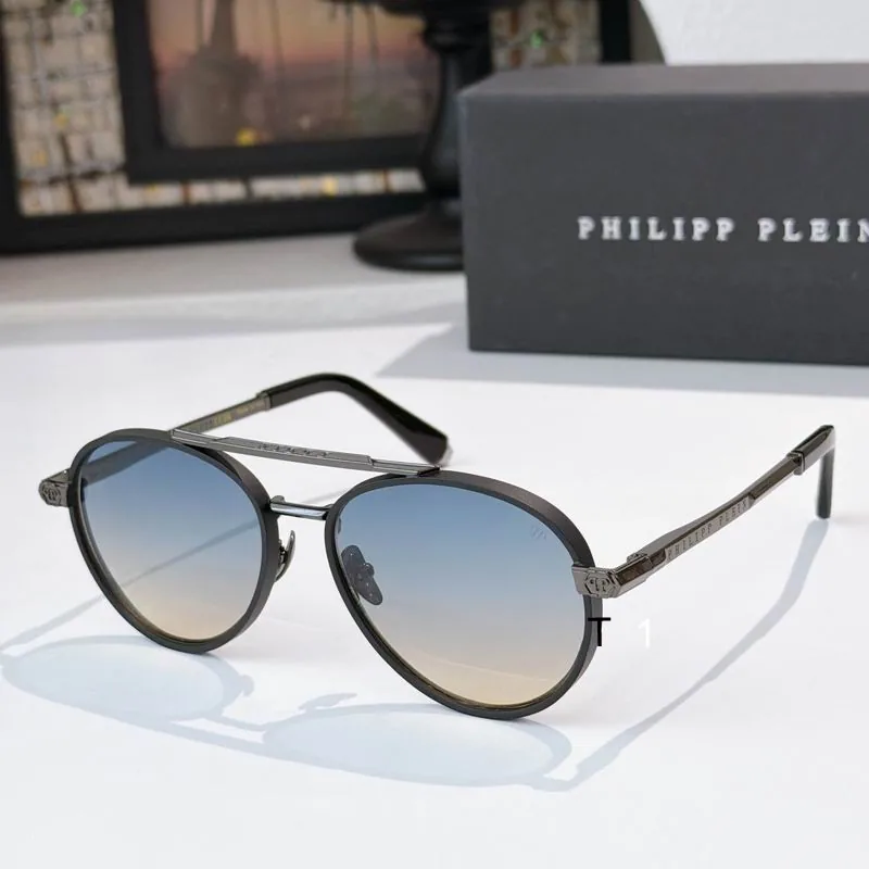 PP 090301 Round Double-Bridge Sunglasses, source view 6, SKU 090301