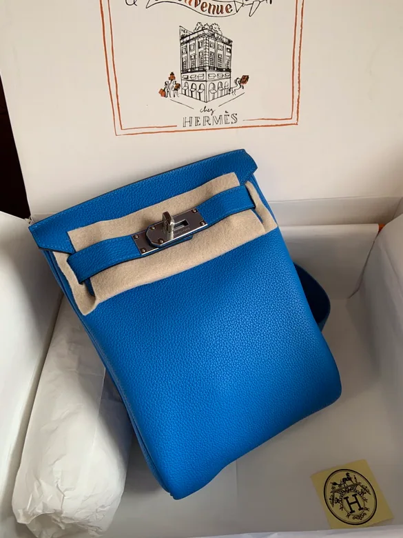 Hermes HAC A DOS 080503 Blue Crossbody Bag, catalog view 3, 080503-AM9