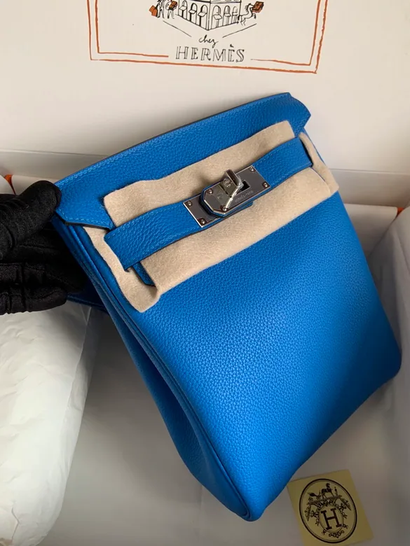 Hermes HAC A DOS 080503 Blue Crossbody Bag, catalog view 4, 080503-AM9