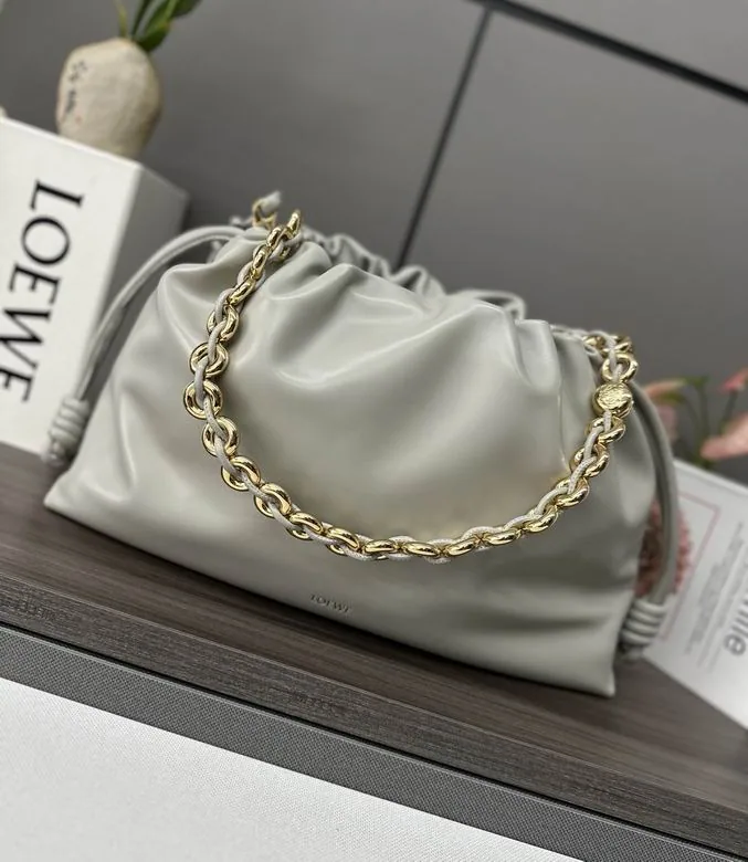 Loewe Ivory Flamenco Purse Chain Bag, source view 1, 4