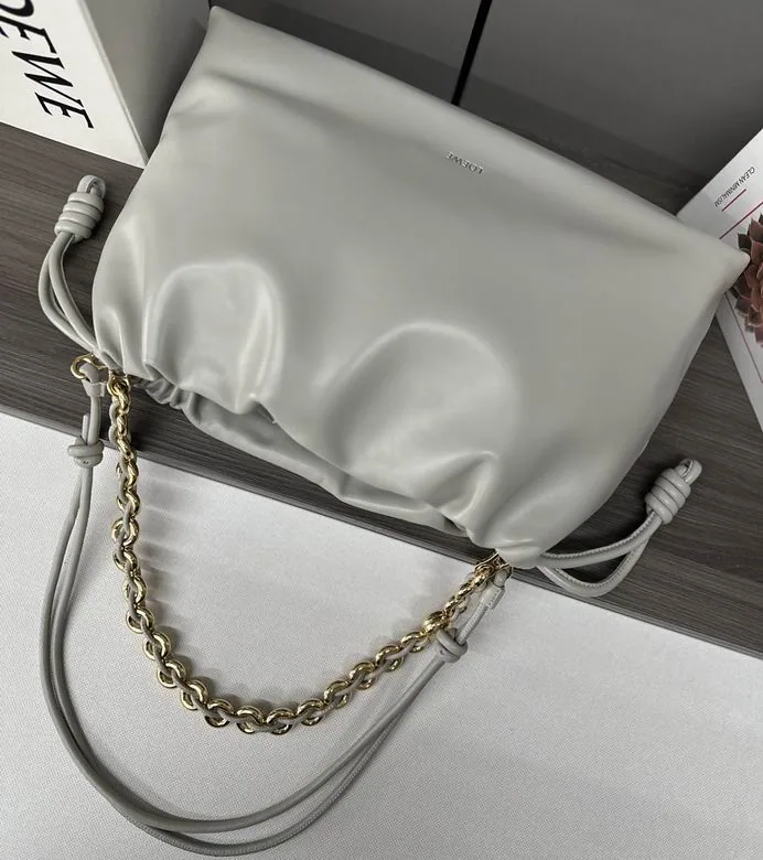 Loewe Ivory Flamenco Purse Chain Bag, source view 5, 4