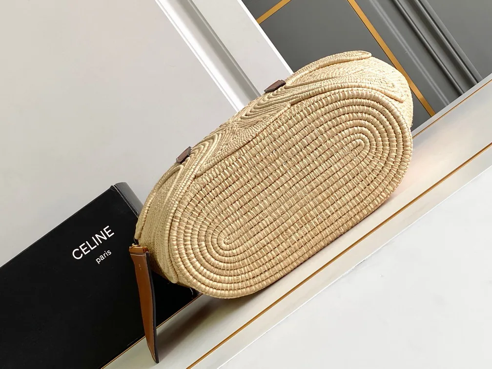 Celine 117022 Woven-Look Tote Bag, catalog view 4, 117022