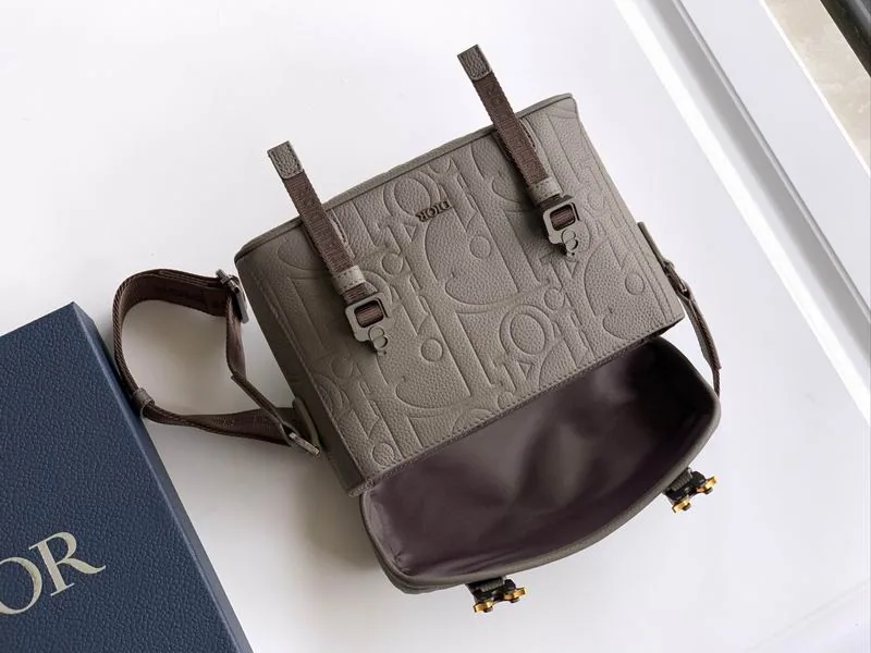 Dior D333 Grey Buckle Shoulder Bag, catalog view 5, D333