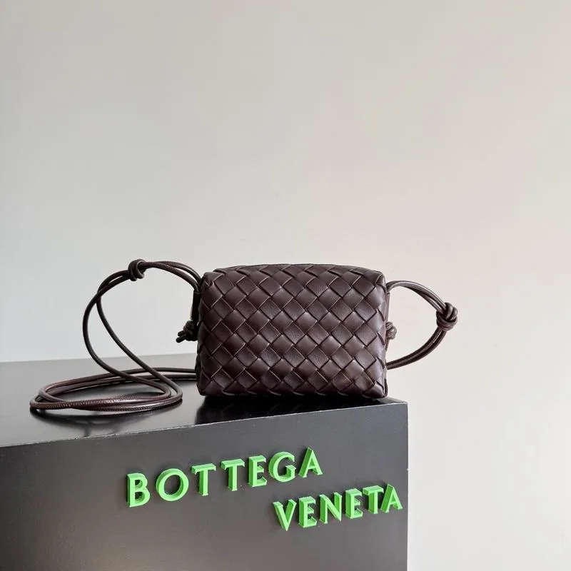 Bottega Veneta Tan Woven Camera Bag, source view 1, T