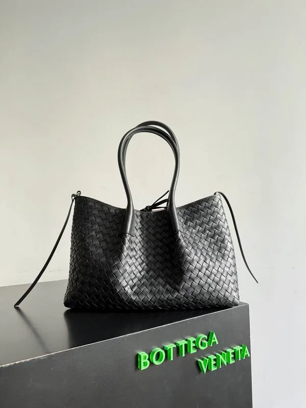 Black woven tote from the bags edit