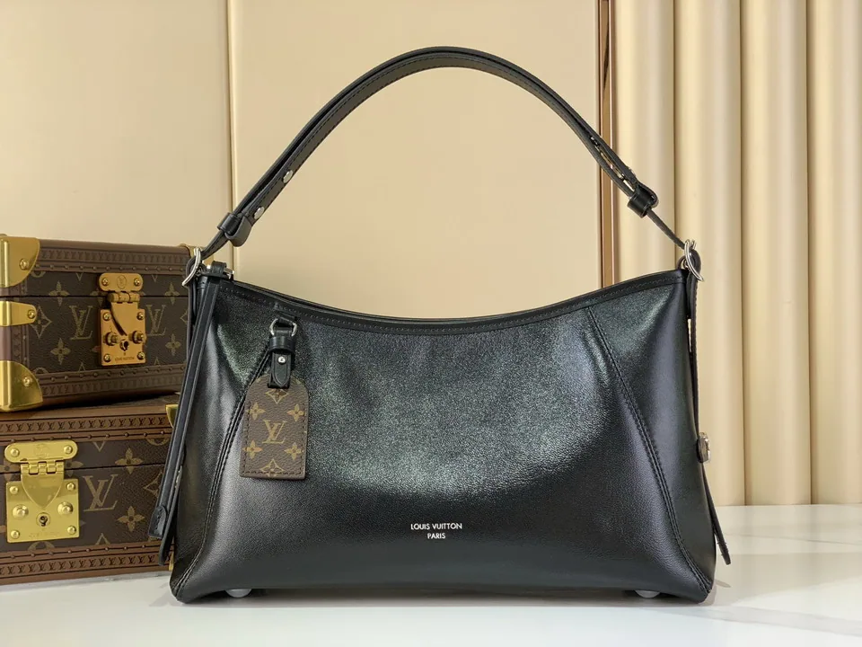 LV CarryAll M28160 Black Shoulder Bag, catalog view 1, M28160