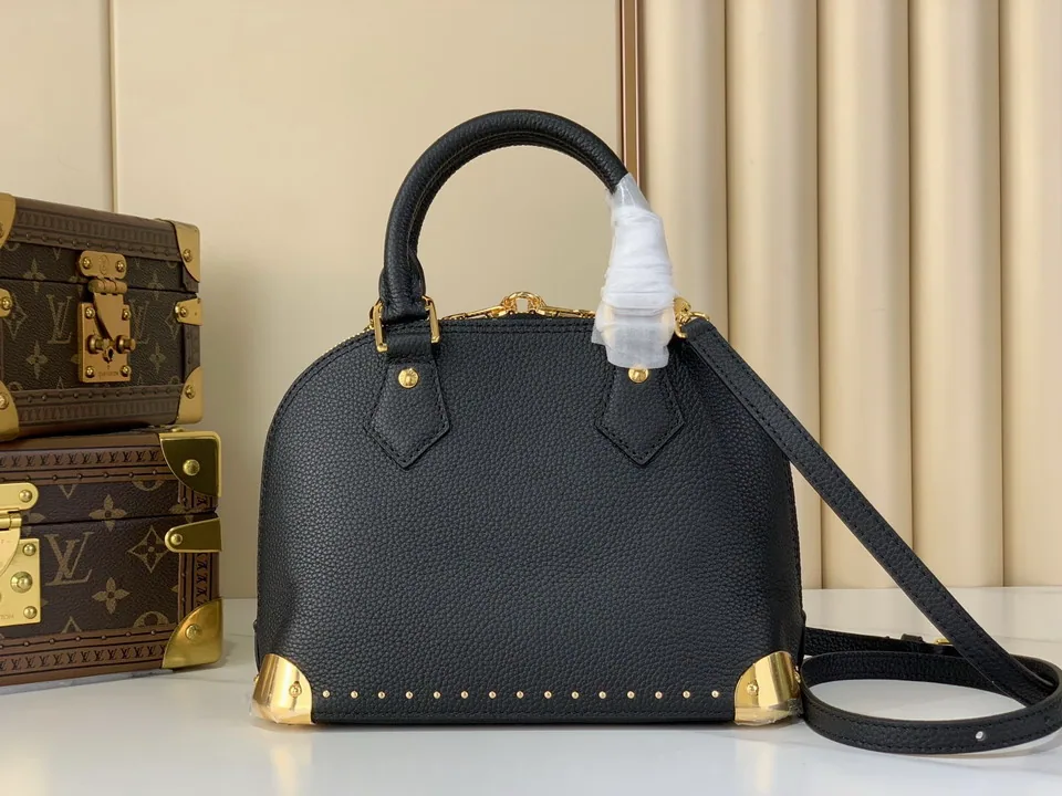 LV Alma M29445 Black Mini Top-Handle Bag, catalog view 3, M29445