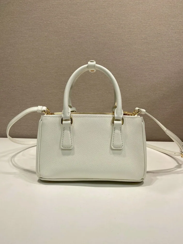 Prada 1BA916 White Mini Top-Handle Bag, catalog view 4, 1BA916