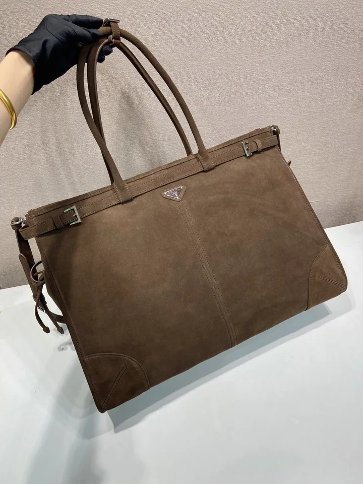 Prada 2VG128 Brown Large Soft Tote, catalog view 3, 2VG128