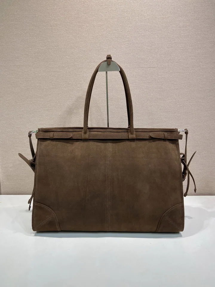 Prada 2VG128 Brown Large Soft Tote, catalog view 4, 2VG128