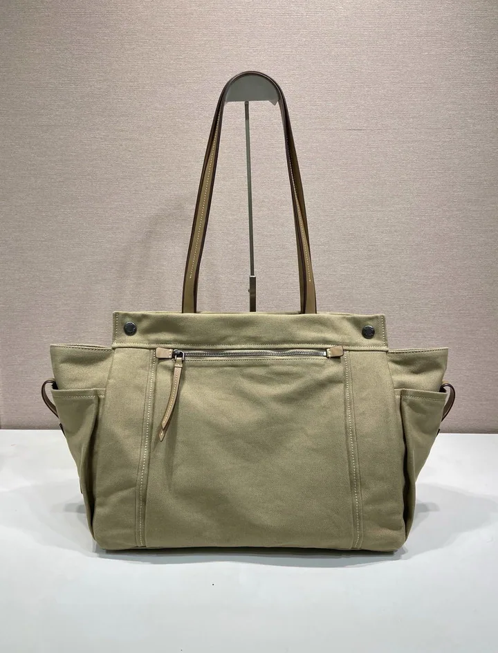 Prada 2VG139 Olive Pocket Tote, catalog view 5, 2VG139