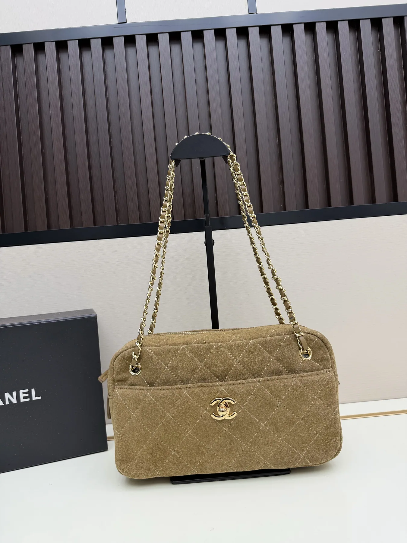 Chanel LL17098 Burgundy Box Chain Bag, catalog view 3, LL17098-jj3