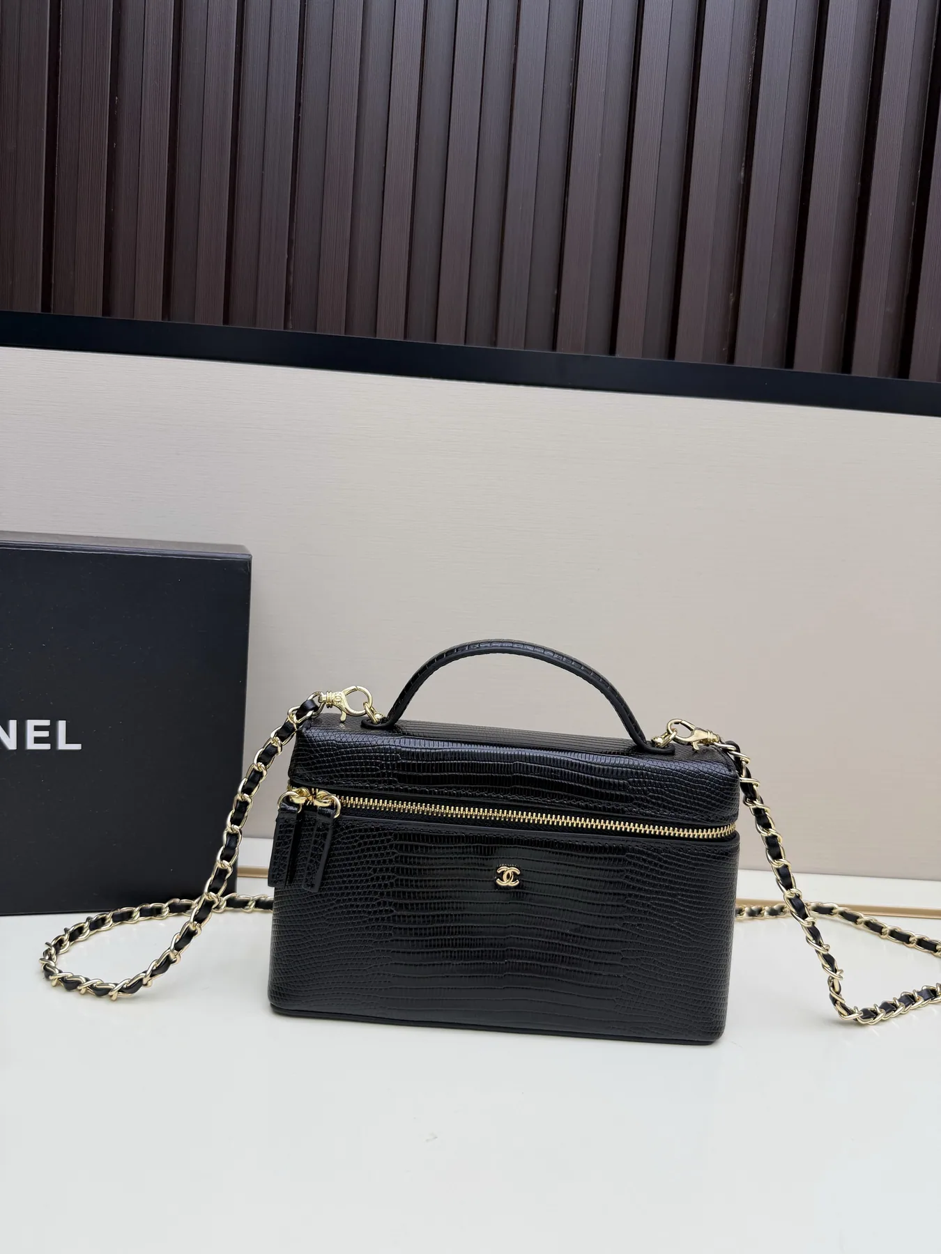 Chanel LL17098 Burgundy Box Chain Bag, catalog view 5, LL17098-jj3