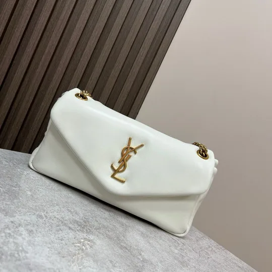 YSL 734153 Padded Flap Chain Shoulder Bag, source view 1, SKU 734153