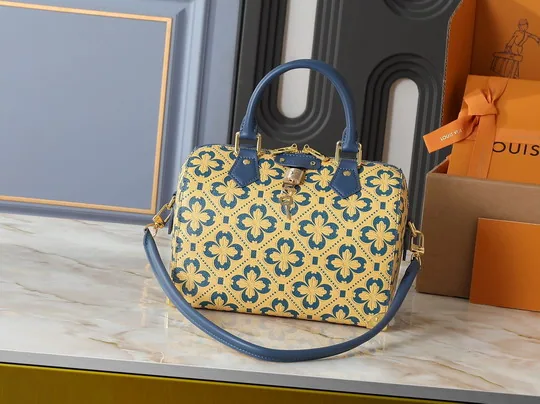 Speedy M27411 Pattern Round Top-Handle Bag, source view 2, SKU M27411