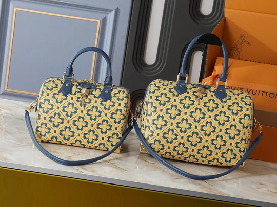 Speedy M27411 Pattern Round Top-Handle Bag, source view 3, SKU M27411