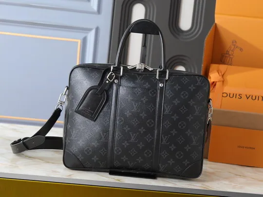 Voyage M46457 Monogram-Look Travel Duffel Bag, source view 1, SKU M46457