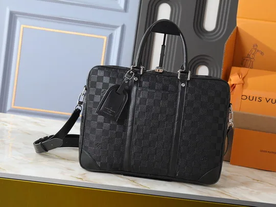 Voyage M46457 Monogram-Look Travel Duffel Bag, source view 3, SKU M46457