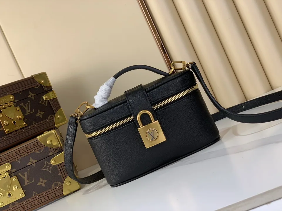 Low m27505 Padlock Top-Handle Bag, source view 1, SKU m27505