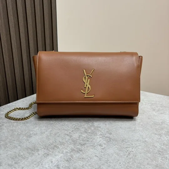 YSL 553804 Croc-Look Chain Wallet Bag, source view 4, SKU 553804