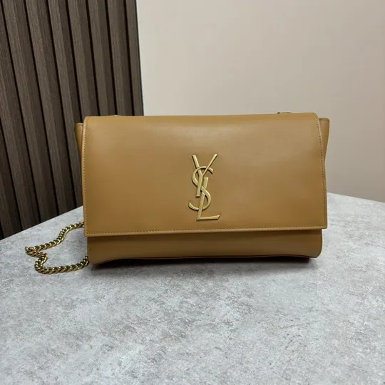 YSL 553804 Croc-Look Chain Wallet Bag, source view 5, SKU 553804