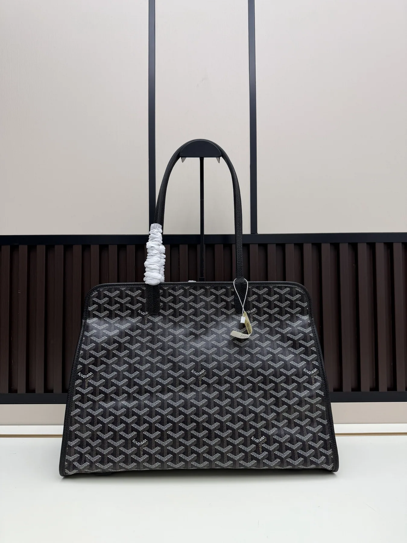Goyard hardy Pattern Structured Tote Bag, source view 2, SKU hardy