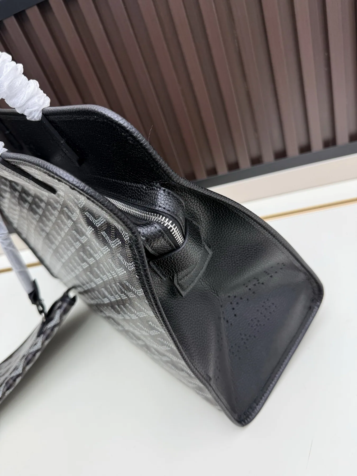 Goyard hardy Pattern Structured Tote Bag, source view 3, SKU hardy