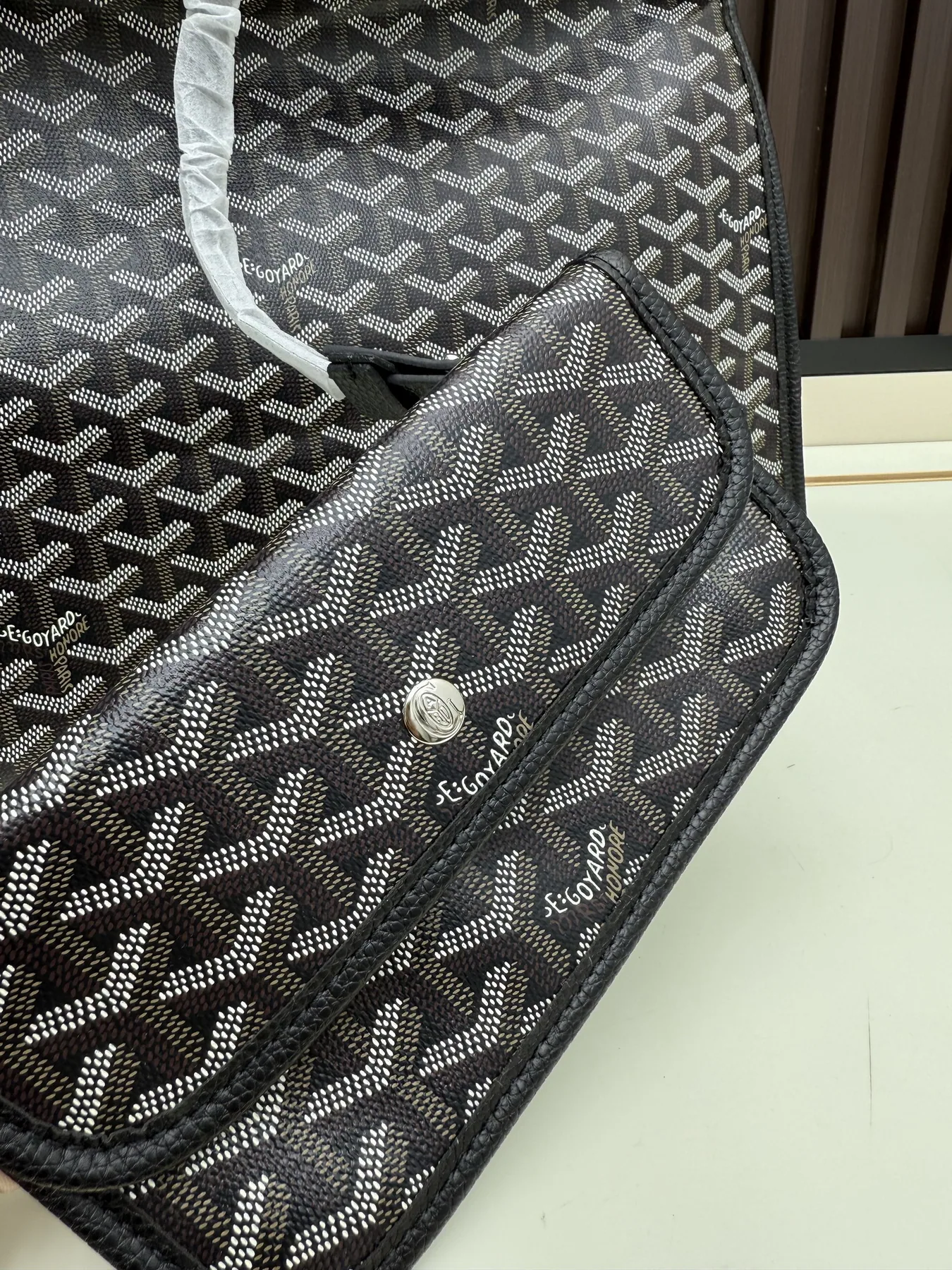 Goyard hardy Pattern Structured Tote Bag, source view 5, SKU hardy