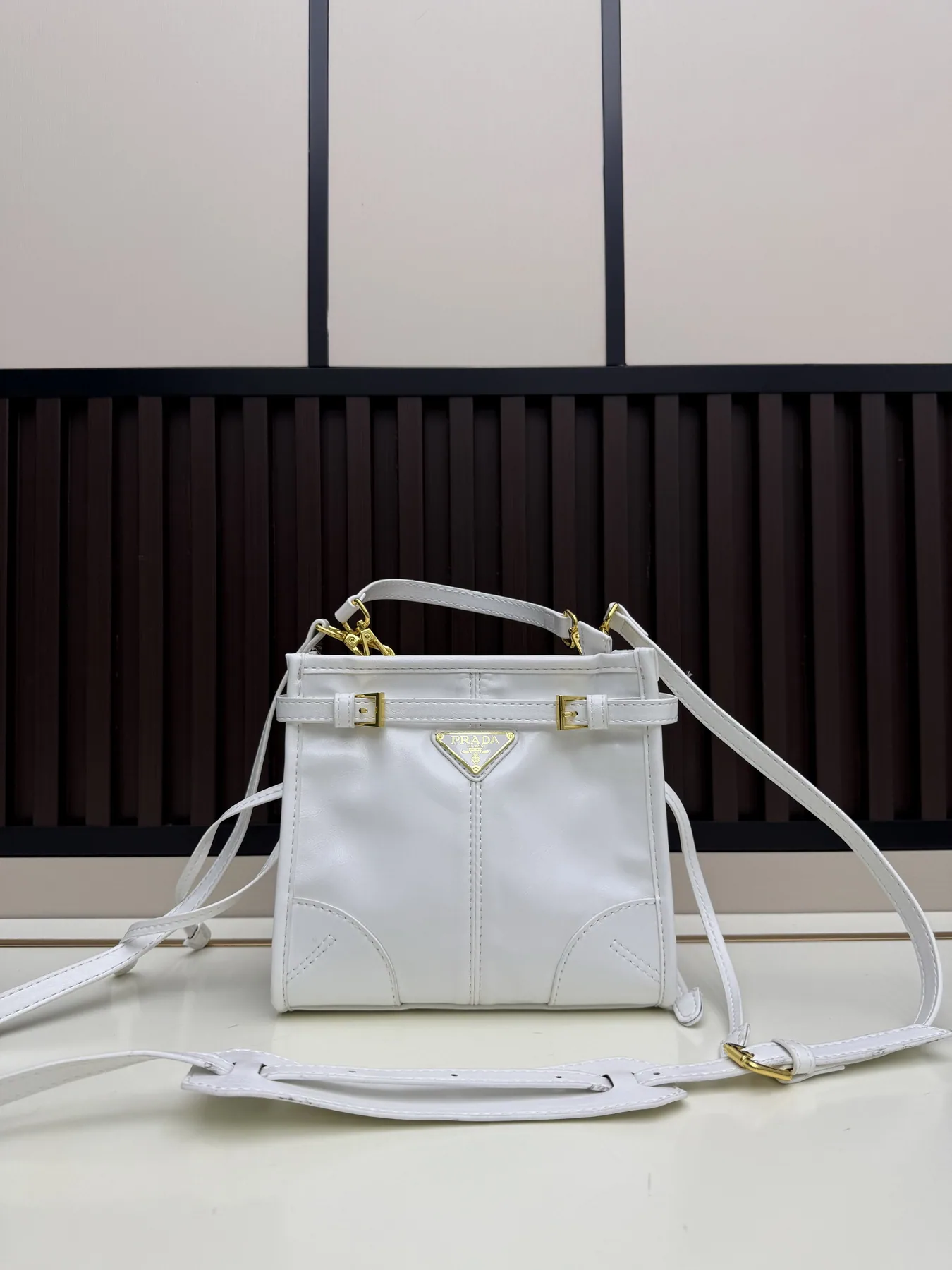 Prada 2615 Mini Drawstring Top-Handle Bag, source view 1, SKU 2615