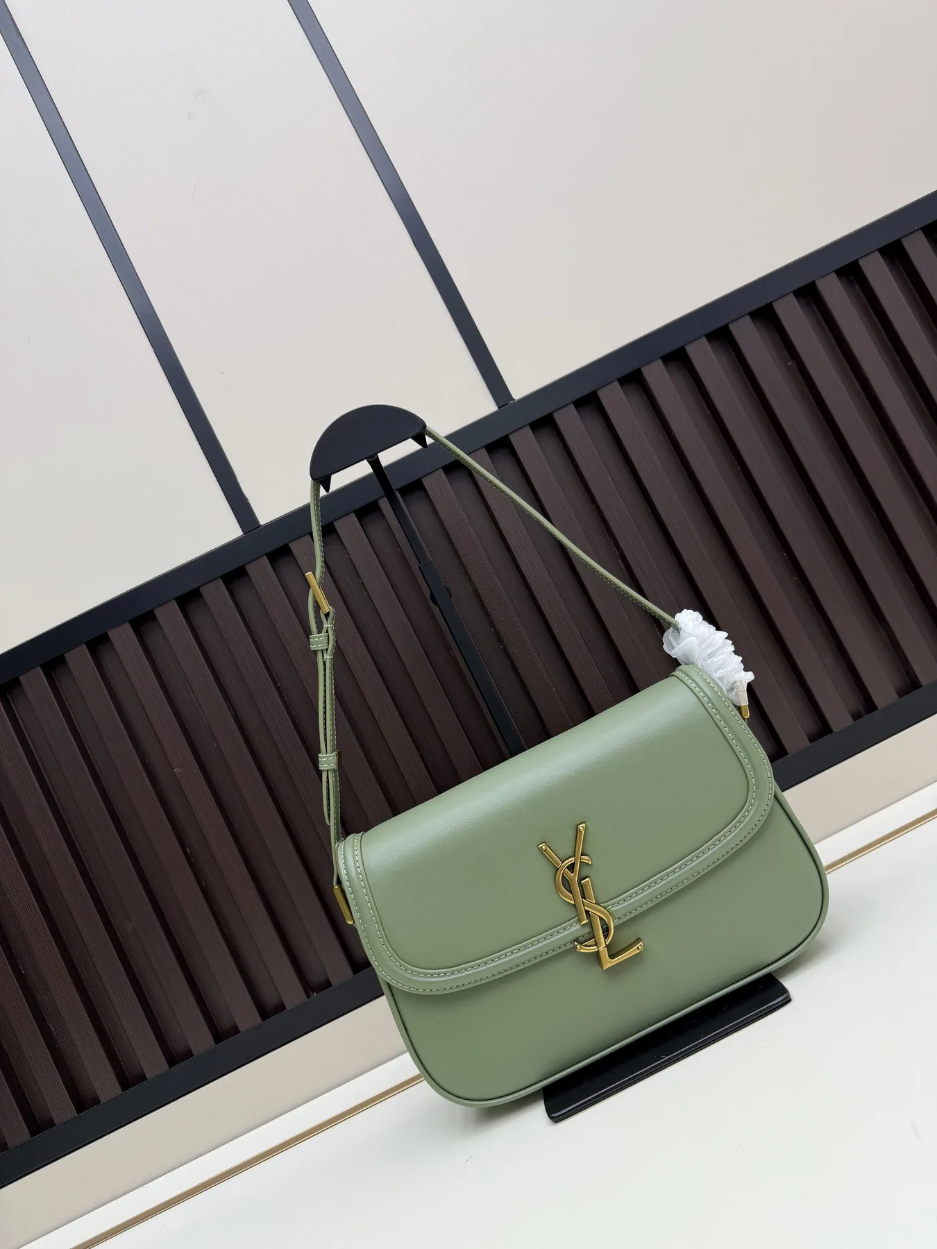 YSL 1858 Envelope Flap Shoulder Bag, source view 3, SKU 1858
