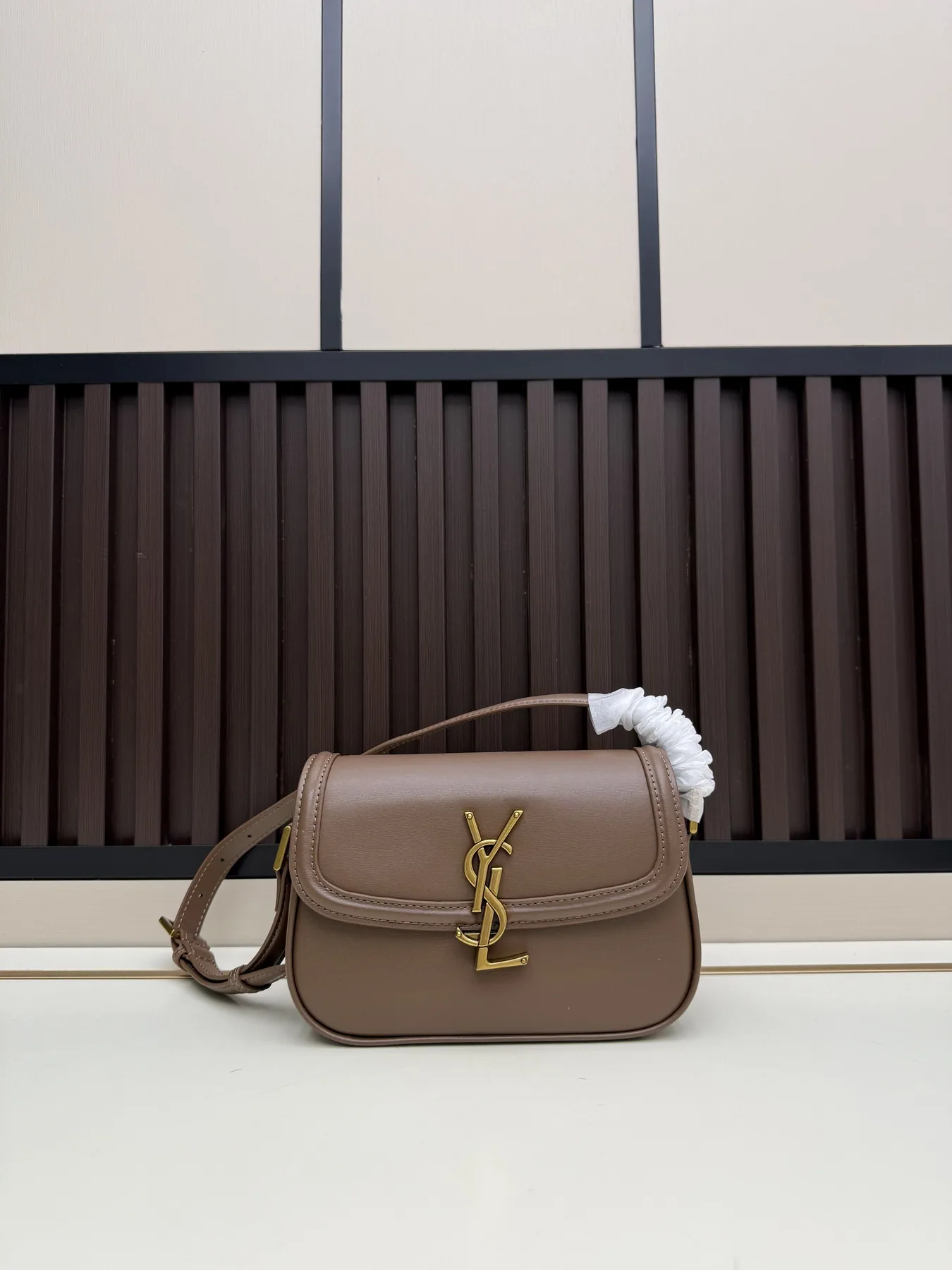 YSL 1859 Envelope Flap Shoulder Bag, source view 3, SKU 1859