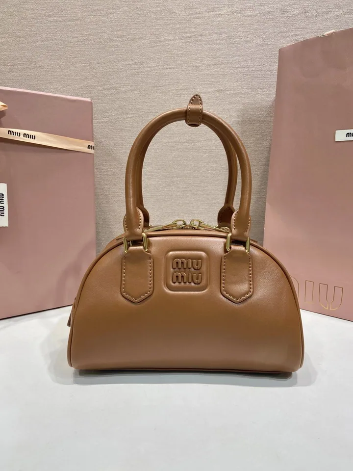 Miu 5BB191 Structured Mini Top-Handle Bag, source view 4, SKU 5BB191