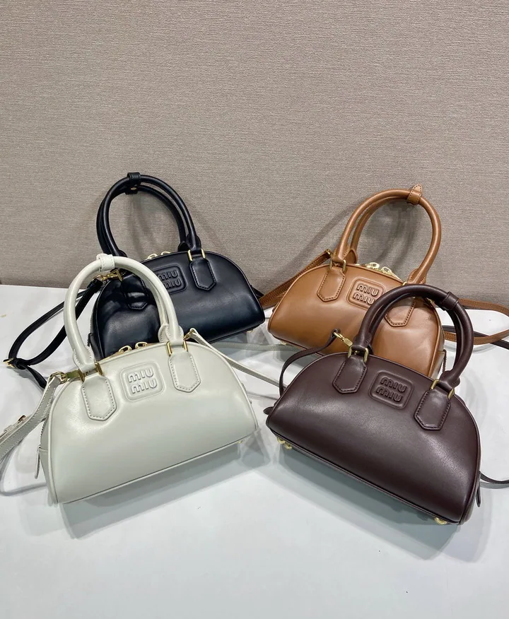 Miu 5BB191 Structured Mini Top-Handle Bag, source view 5, SKU 5BB191