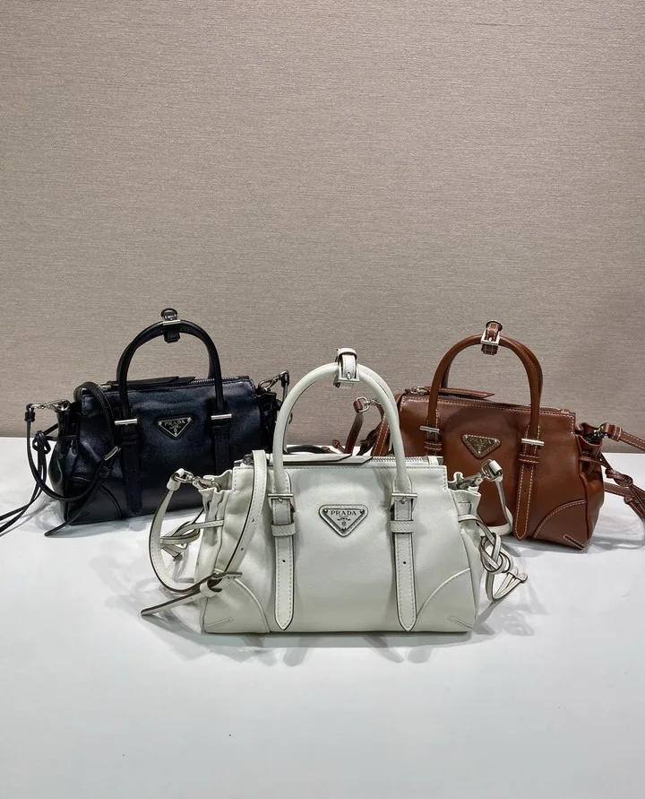 Prada 1BA499 Belted Top-Handle Bag, source view 4, SKU 1BA499