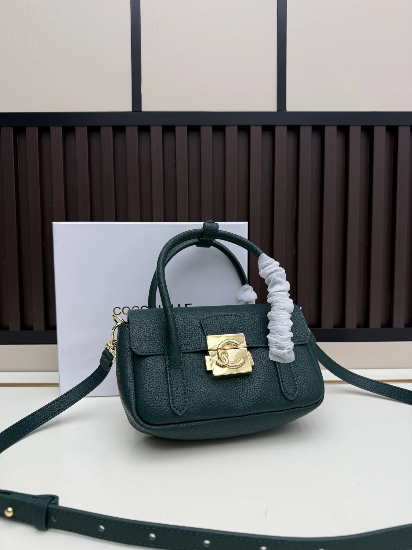 Coccinelle 1H8947 Flap Top-Handle Crossbody Bag, source view 3, SKU 1H8947
