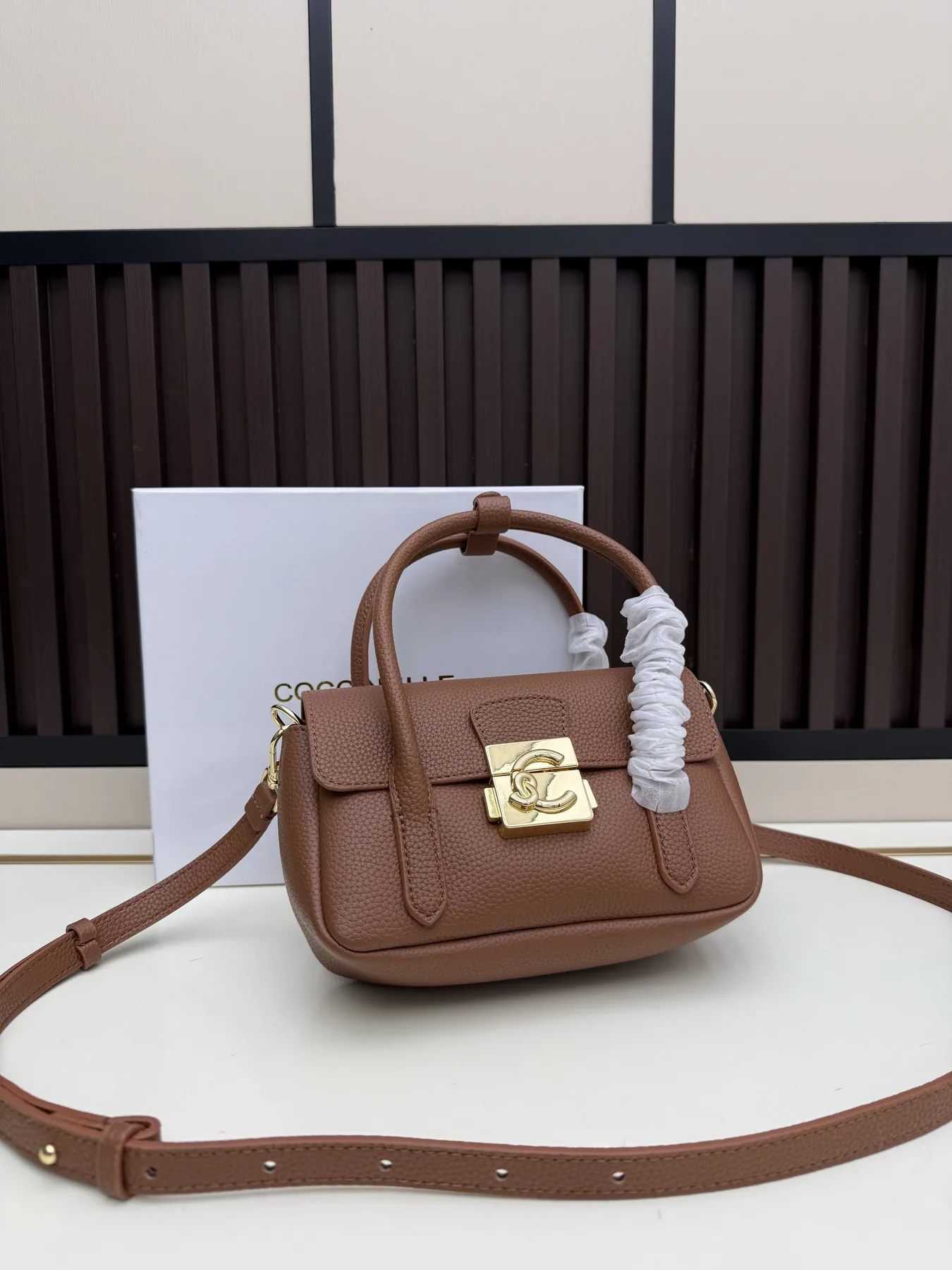 Coccinelle 1H8947 Flap Top-Handle Crossbody Bag, source view 4, SKU 1H8947