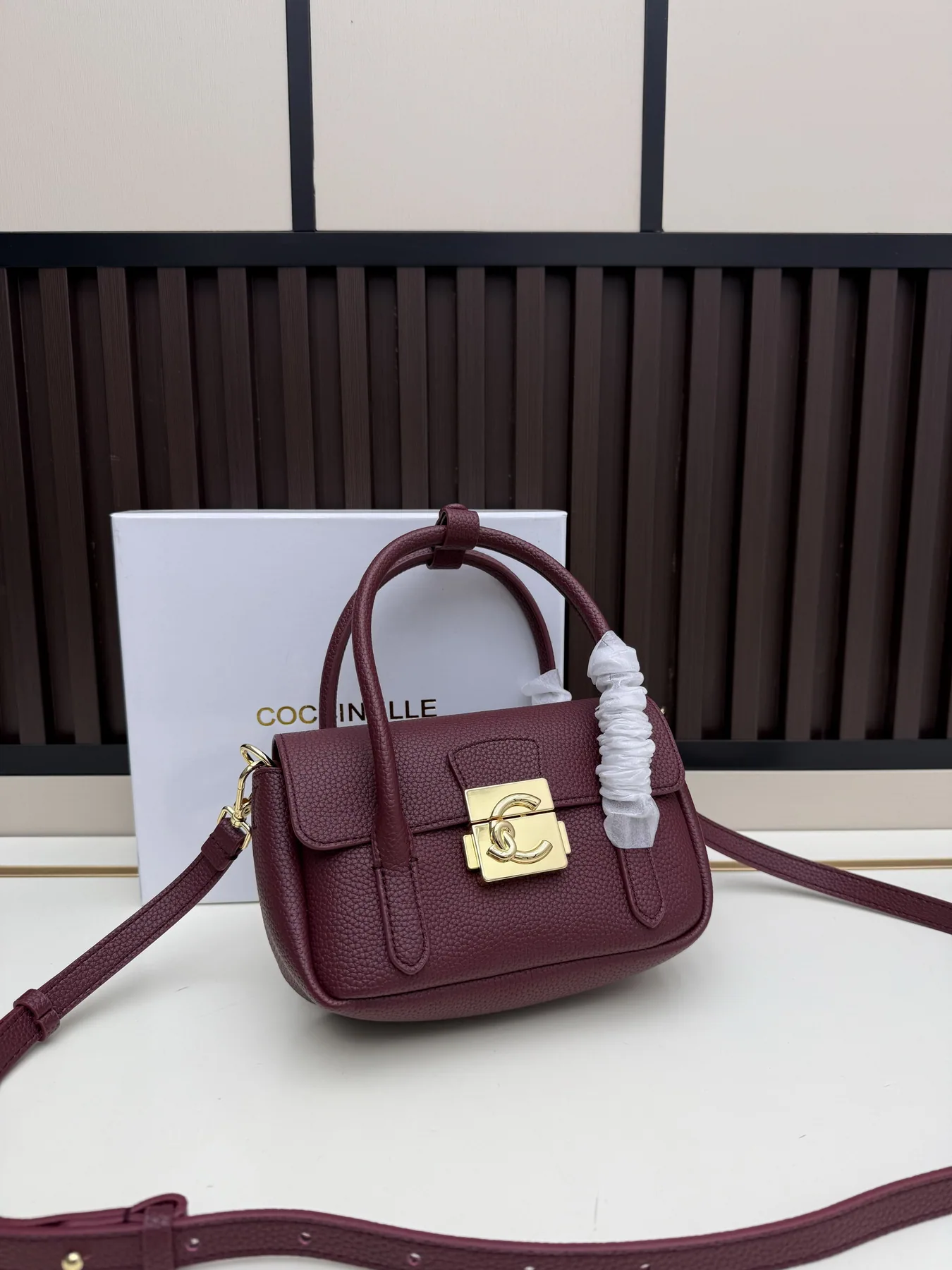 Coccinelle 1H8947 Flap Top-Handle Crossbody Bag, source view 6, SKU 1H8947
