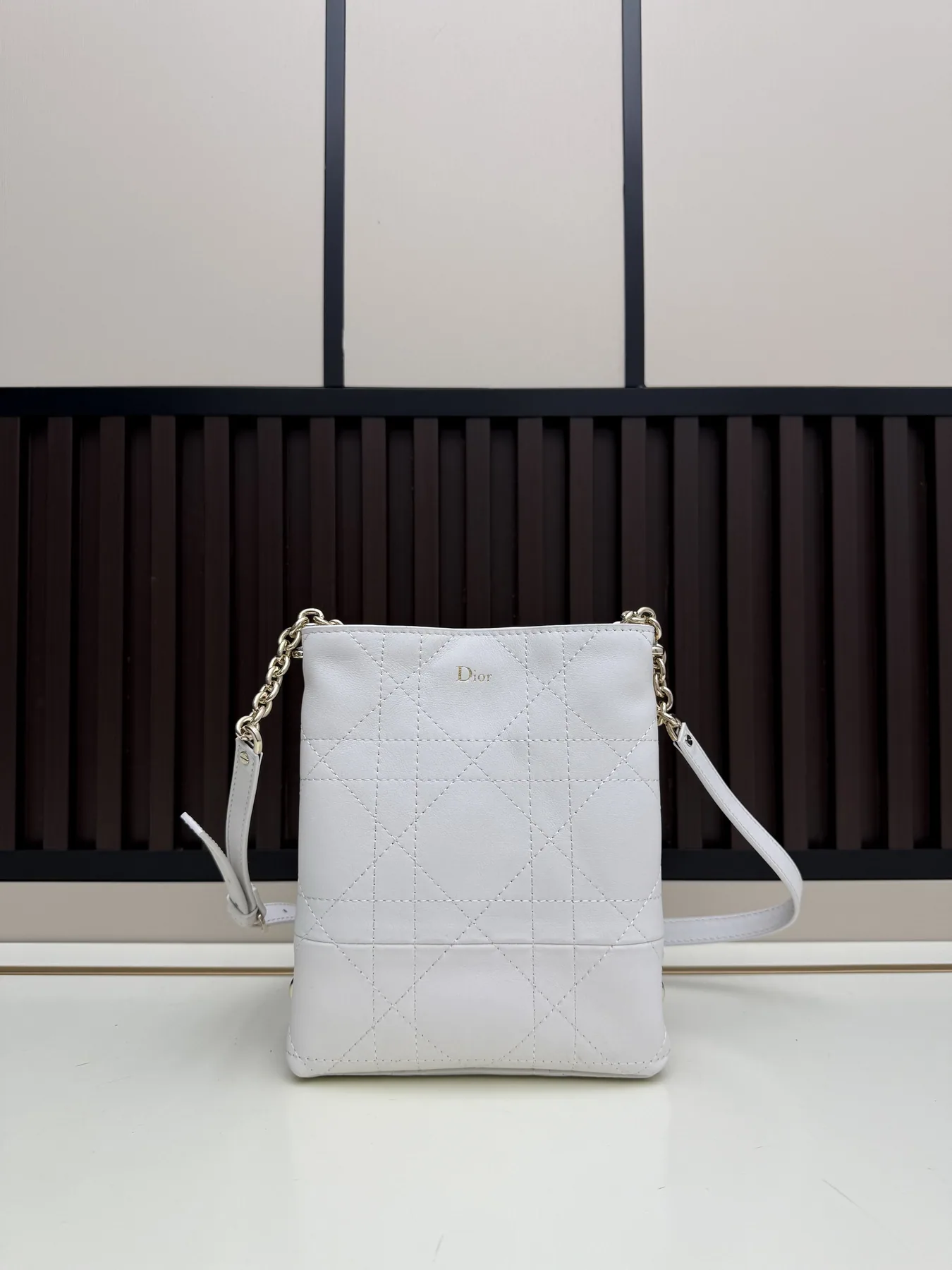 Dior 2617 Quilted Vertical Crossbody Bag, source view 1, SKU 2617