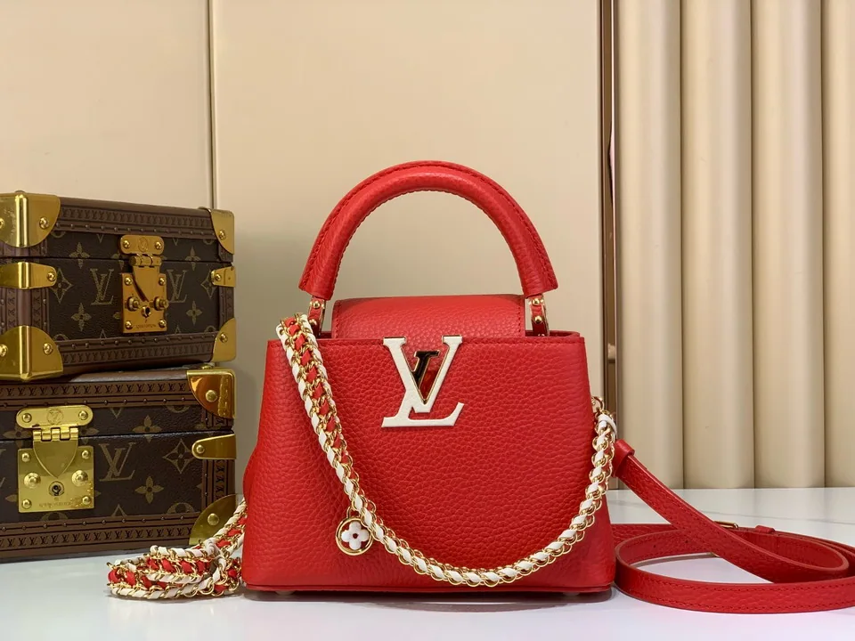 Cap m28691 Chain-Handle Top-Handle Bag, source view 1, SKU m28691