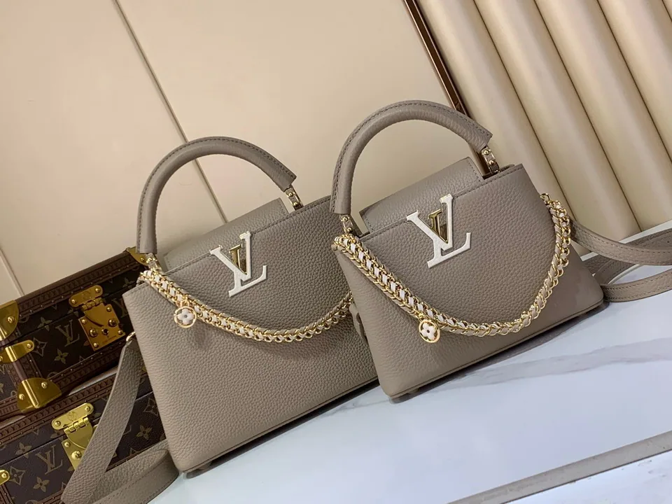 Cap m29440 Logo Chain Top-Handle Bag, source view 3, SKU m29440