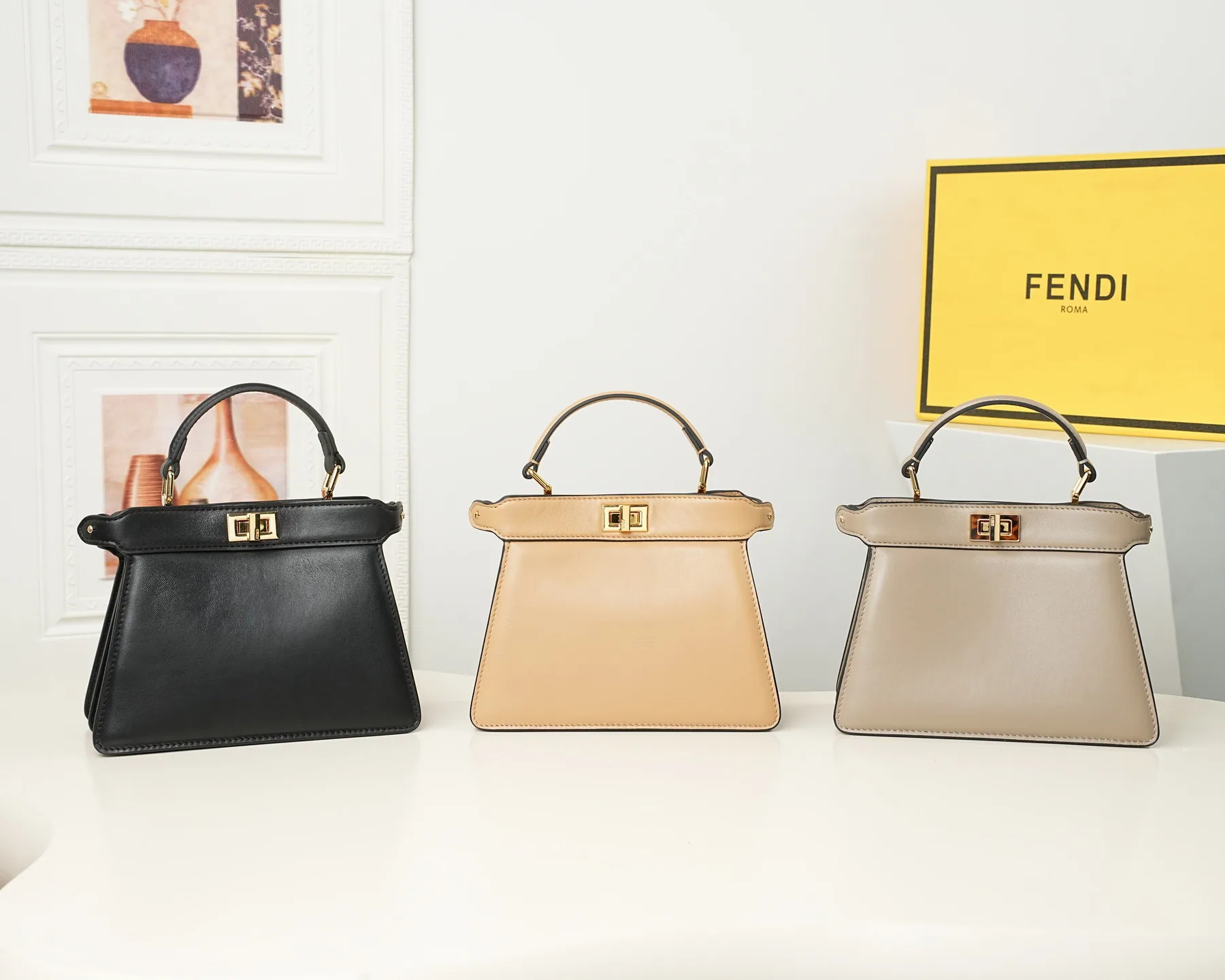 Fendi 007 Mini Top-Handle Bag, source view 4, SKU 007