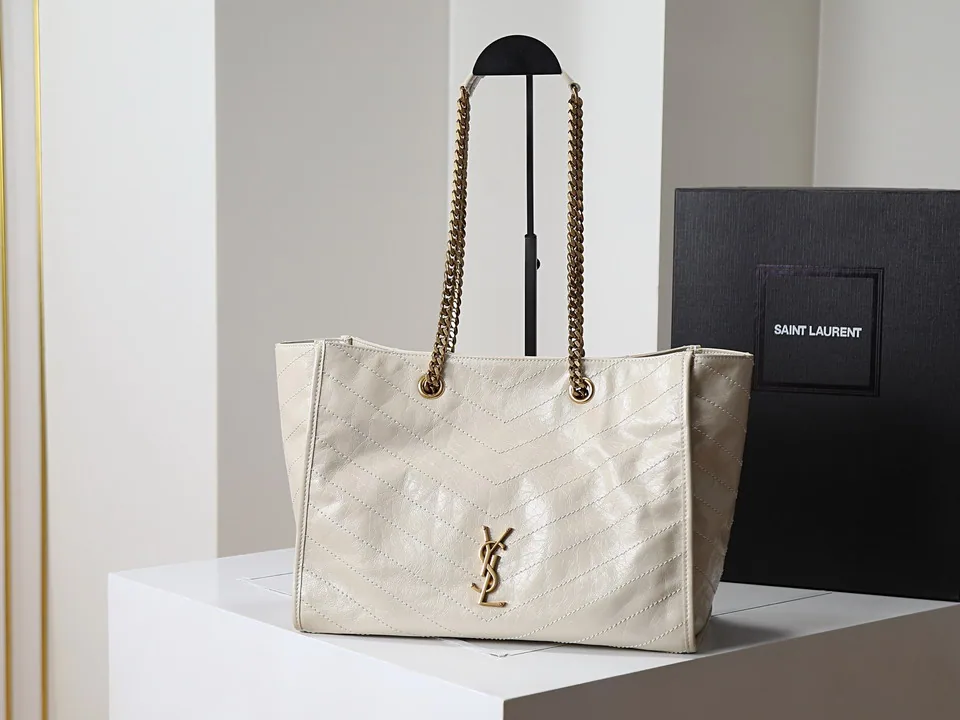 YSL 871151 Chain-Strap Open Tote Bag, source view 1, SKU 871151