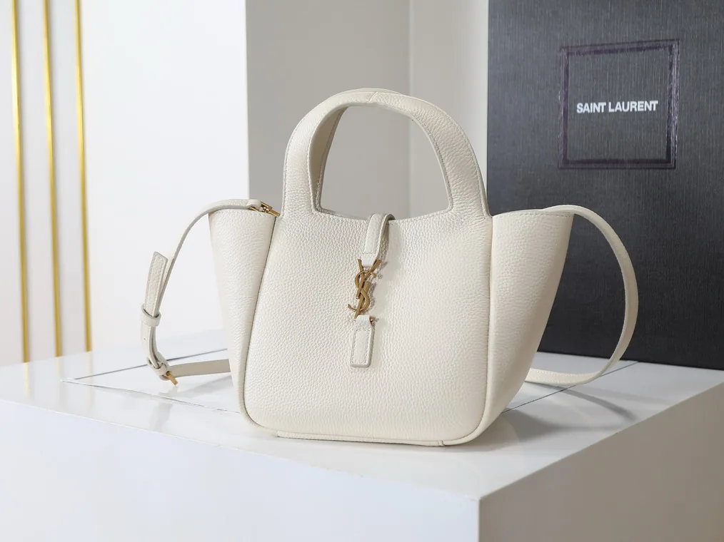 YSL 872469 Wide Top-Handle Tote Bag, source view 2, SKU 872469