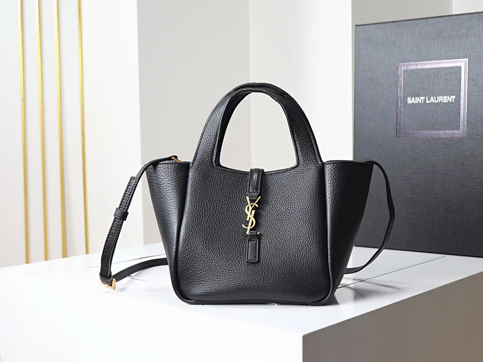 YSL 872469 Wide Top-Handle Tote Bag, source view 6, SKU 872469