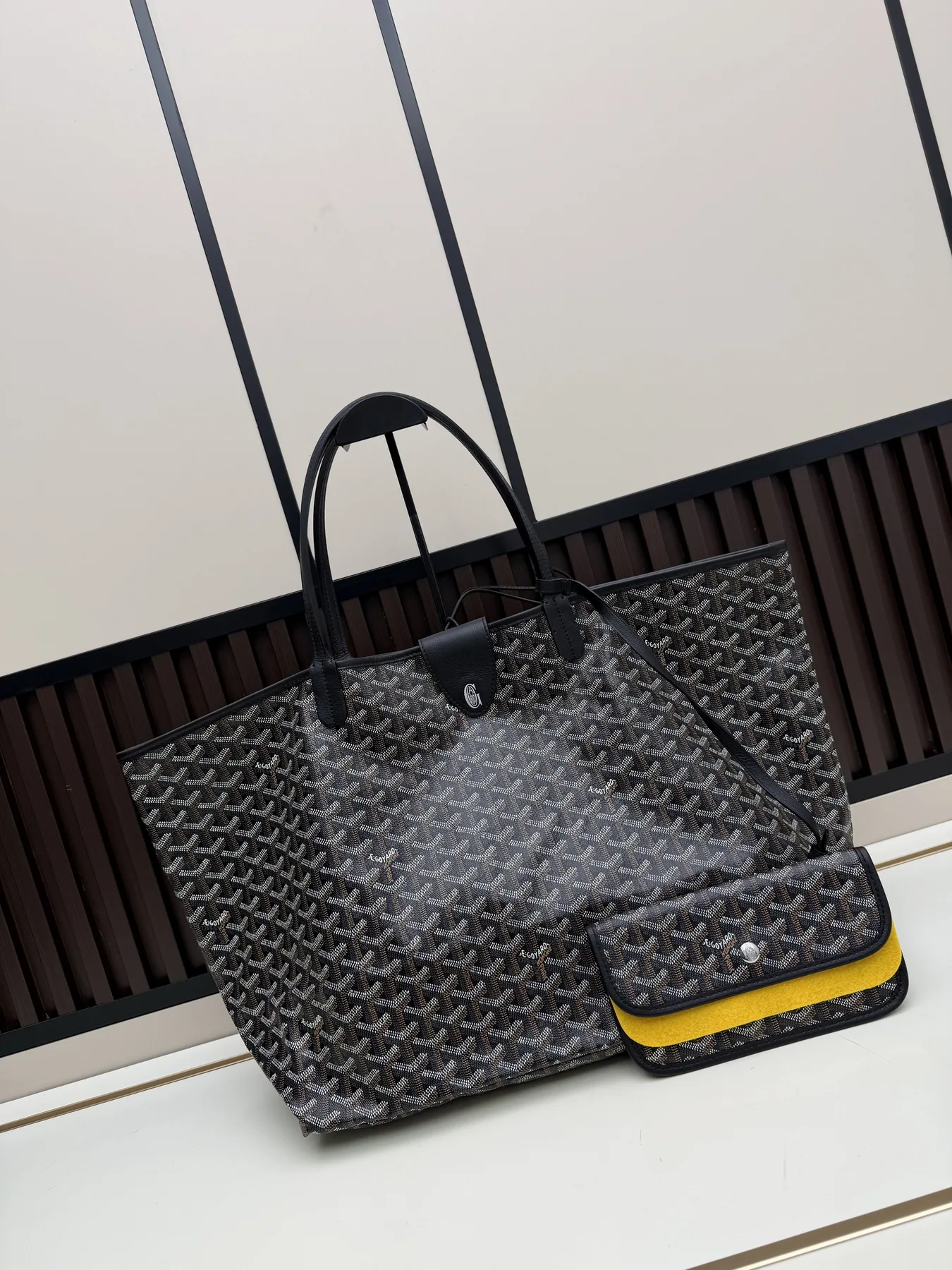 Goyard 6602 Pattern Open Tote Bag, source view 4, SKU 6602