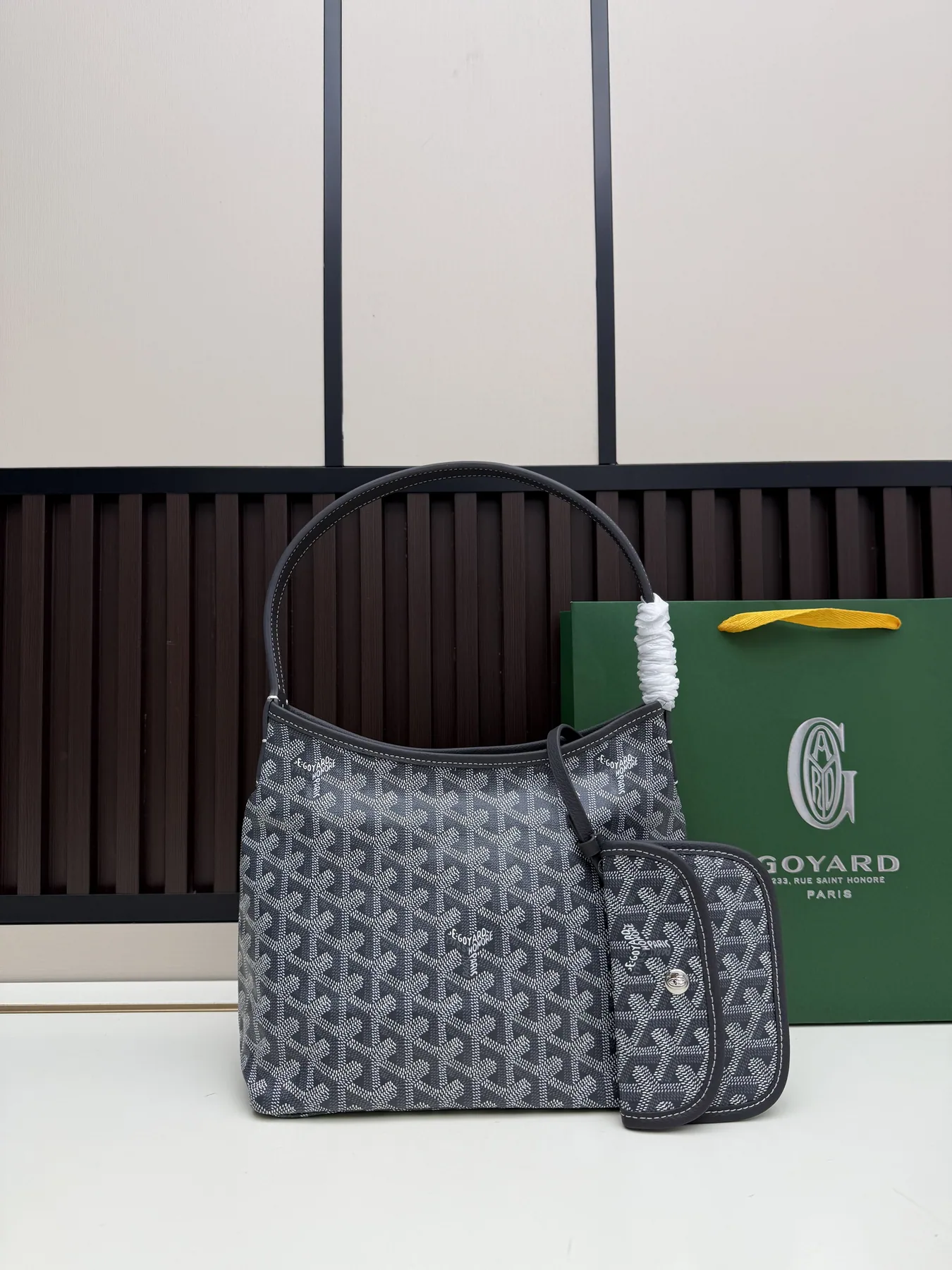 Goyard Hobo Pattern Shoulder Bag and Pouch, source view 2, SKU hobo