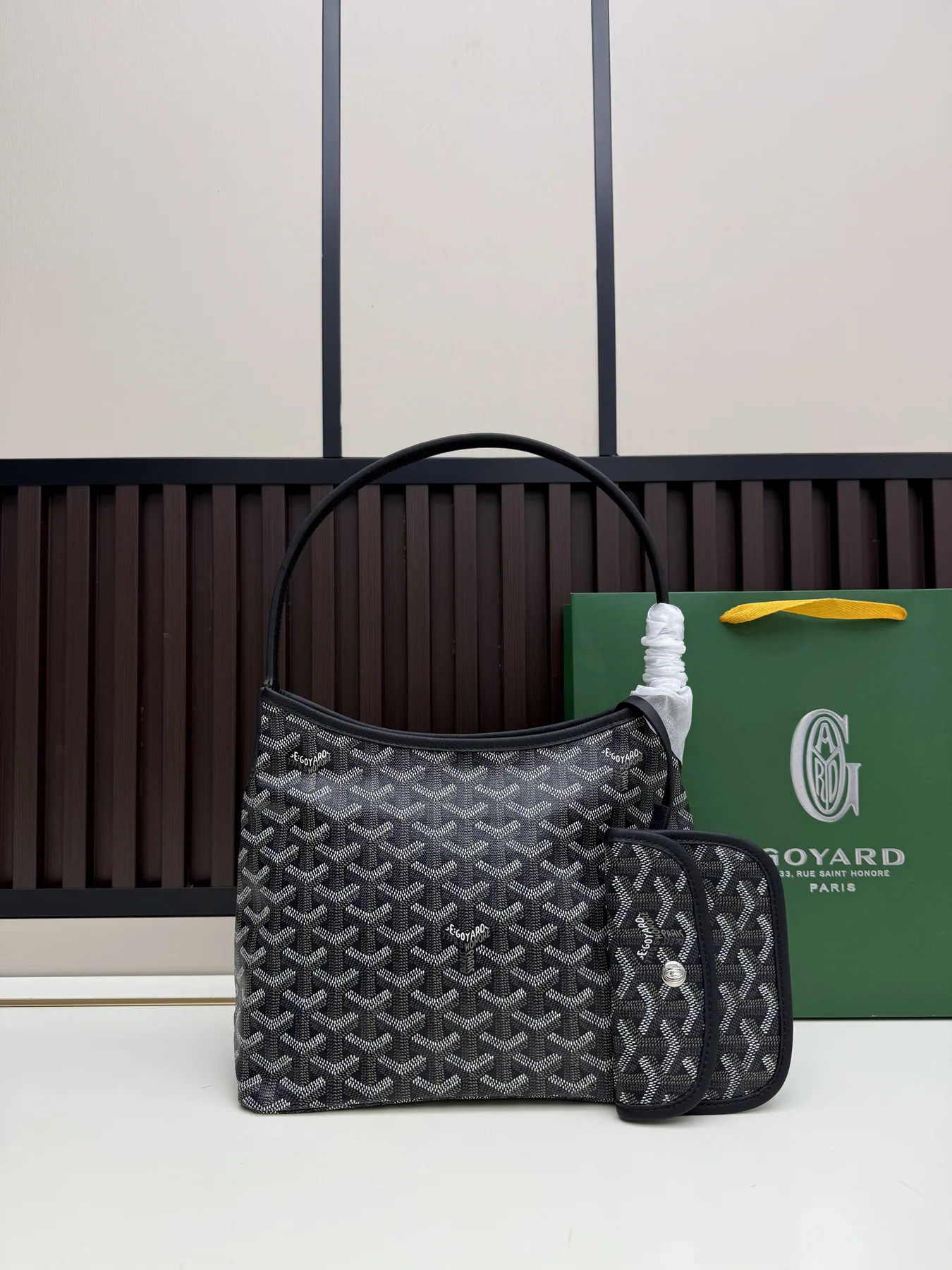 Goyard Hobo Pattern Shoulder Bag and Pouch, source view 4, SKU hobo