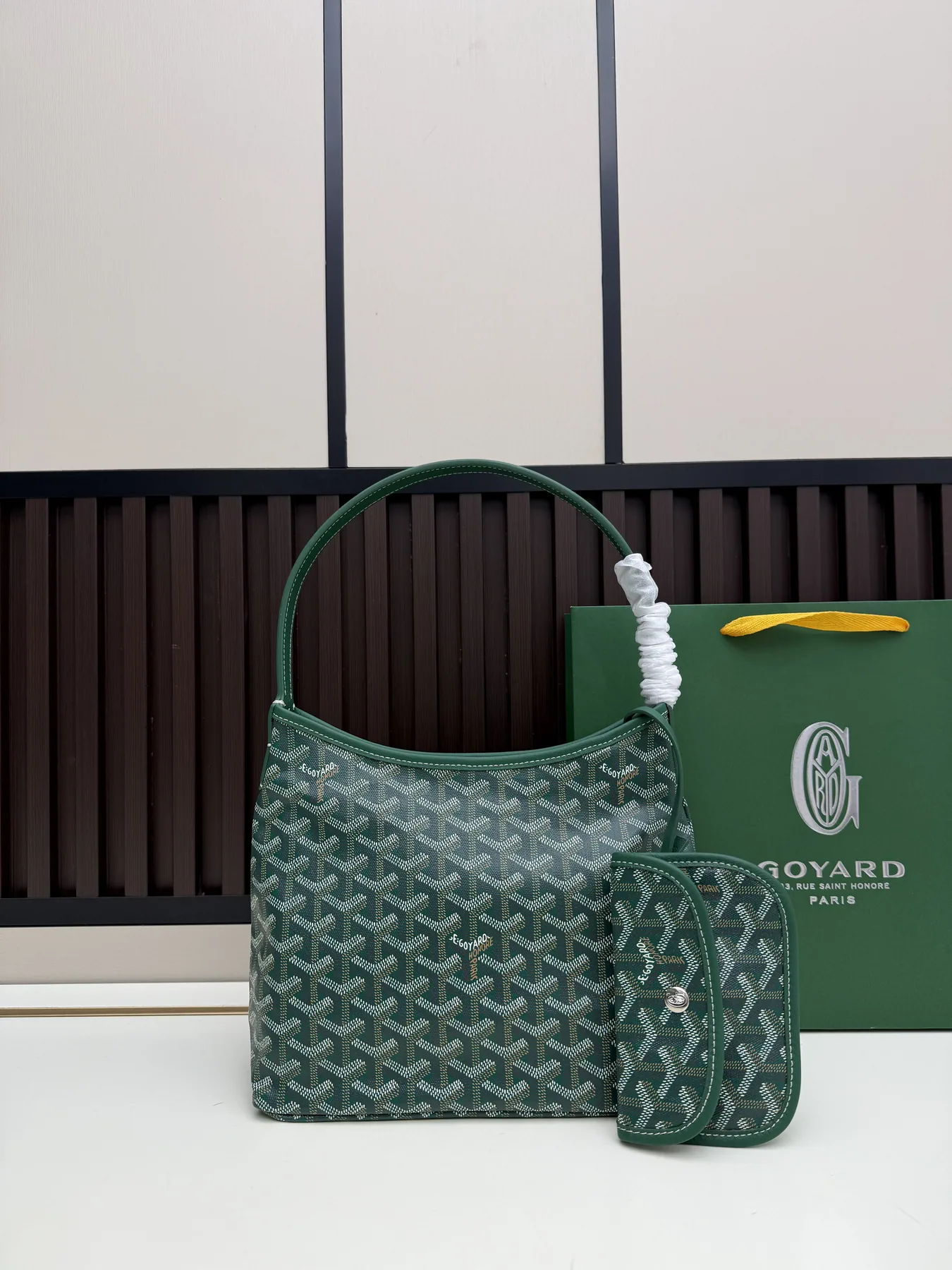 Goyard Hobo Pattern Shoulder Bag and Pouch, source view 6, SKU hobo