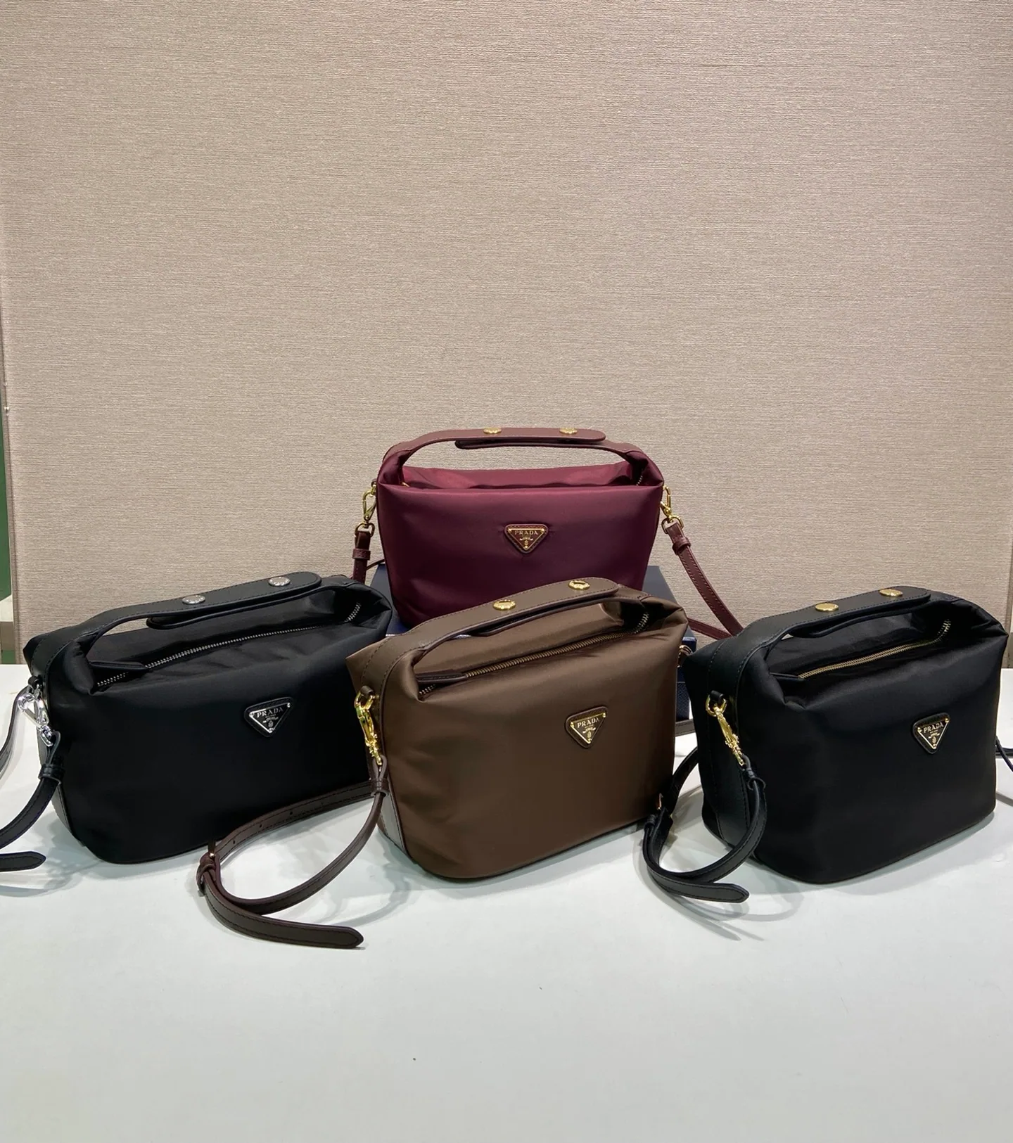 Prada 1BC204 Trapezoid Shoulder Bag, source view 2, SKU 1BC204